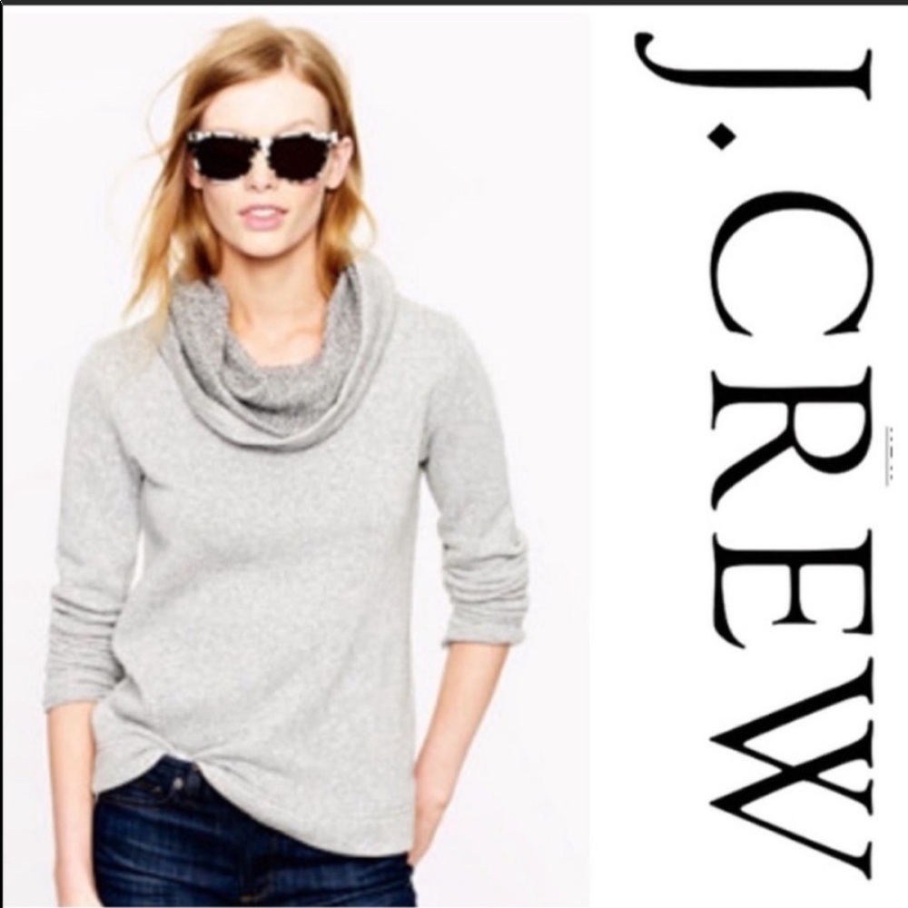 J. CREW Beige Funnelneck sweatshirt Size XXS